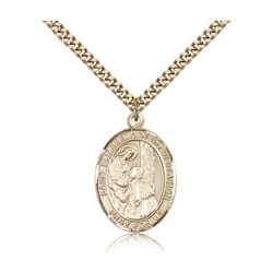 Gold Filled St. Elizabeth of the Visitation Pendant w/ chain