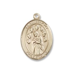 Gold Filled St. Felicity Pendant w/ Chain