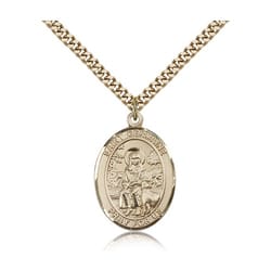 Gold Filled St. Germaine Cousin Pendant w/ chain