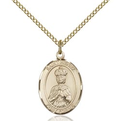 Gold Filled St. Henry II Pendant w/ Chain