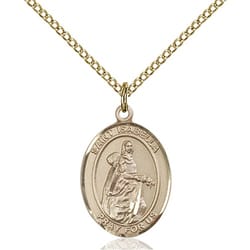 Gold Filled St. Isabella of Portugal Pendant w/ Chain