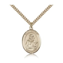 Gold Filled St. Isidore of Seville Pendant w/ chain