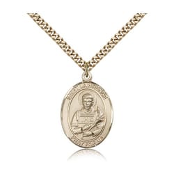 Gold Filled St. Lawrence Pendant w/ chain
