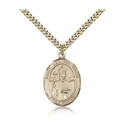 Gold Filled St. Leo the Great Pendant w/ chain