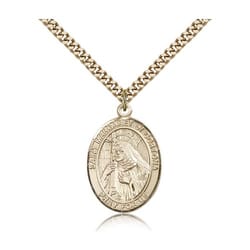 Gold Filled St. Margaret of Cortona Pendant w/ chain 