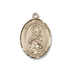 Gold Filled St. Matilda Pendant w/ Chain