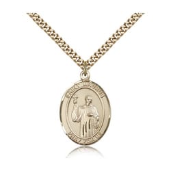 Gold Filled St. Maurus Pendant w/ chain