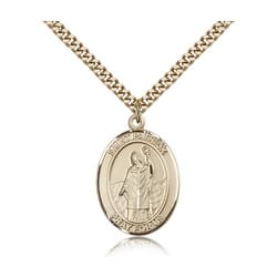 Gold Filled St. Patrick Pendant w/ chain