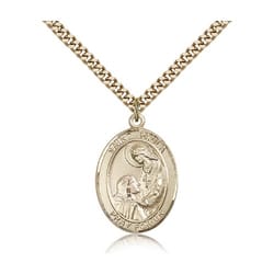 Gold Filled St. Paula Pendant w/ chain