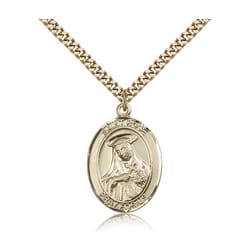 Gold Filled St. Rose of Lima Pendant w/ chain