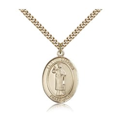 Gold Filled St. Stephen the Martyr Pendant w/ chain