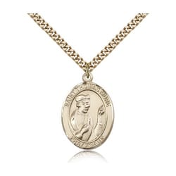 Gold Filled St. Thomas More Pendant w/ chain
