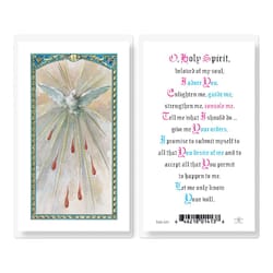 Holy Spirit Laminated Prayer Card