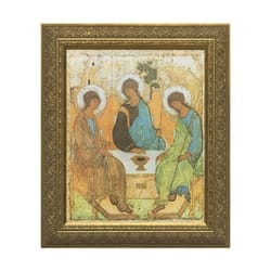 Holy Trinity Angels w/ Gold Frame 