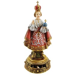 Infant of Prague Heavenly Protector Statue 