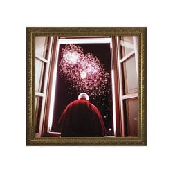 John Paul II (New Year’s 2000) w/ Gold Frame (13x13)