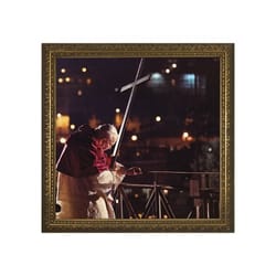 John Paul II (Via Crucis) w/ Gold Frame (13x13)