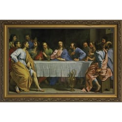 The Last Supper w/ Gold Frame 
