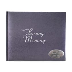 In Loving Memory Guest Book, 7 by 5 1/2 inches