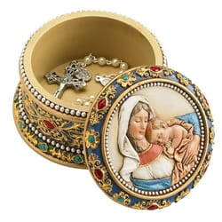 Madonna & Child Rosary/Keepsake Box