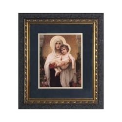 Madonna of the Roses w/ Gold Frame (22x28)