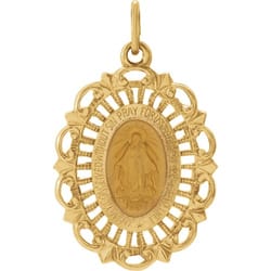 Miraculous Medal - 14K Gold (no chain)