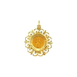 Miraculous Medal - 14K Gold (no chain)