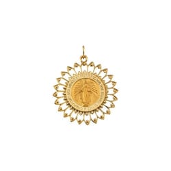 Miraculous Medal - 14K Gold (no chain)