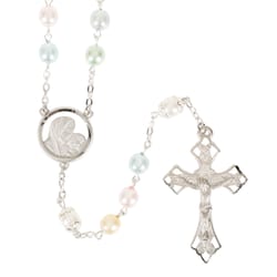Multi-Color Pearl Bead Rosary
