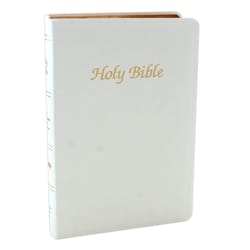 NAB-RE First Communion Bible - White Imitation Leather