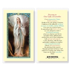 Novena to Our Lady of Lourdes - Prayer Card