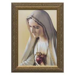 Our Lady of Fatima w/ Gold Frame (11x16)