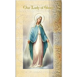 Our Lady of Grace - Folded Prayer Card 
