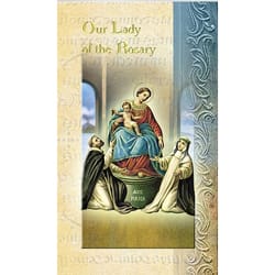 Our Lady of the Rosary (Novena) - Folded Prayer Card 