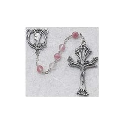 Pewter Dogwood Rosary