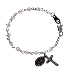 Pink Baby Rosary Bracelet