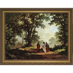 Road to Emmaus w/ Gold Frame