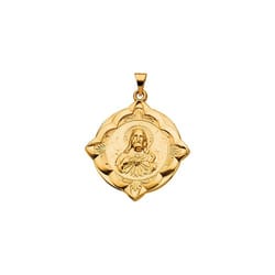 Sacred Heart Medal-14K Gold