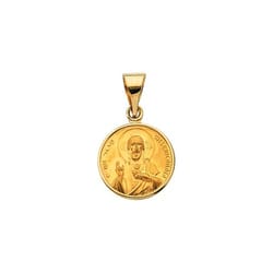 Sacred Heart Medal-18K Gold