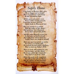 Safely Home Personalized Prayer Card (Priced Per Card)