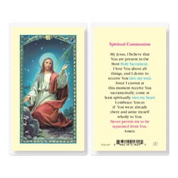 Spiritual Communion - Prayer Card