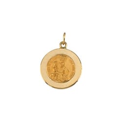 St. Anne De Beaupre Medal - 14K Gold