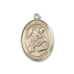 St. Anthony of Padua Pendant - 14KT
