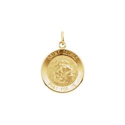 St. George Medal - 14K Gold