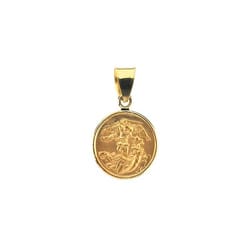 St. Michael Medal -18K Gold