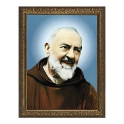 St. Padre Pio w/ Gold Frame 