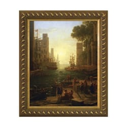 St. Paul Embarks to Ostia w/ Gold Frame (8x10)