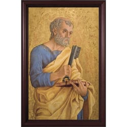 St. Peter with Keys w/ Cherry Frame 