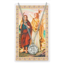 St. Raphael Prayer Card & Medal