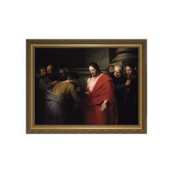 St. Thomas and Christ w/ Gold Frame